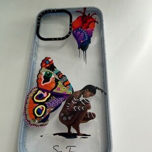 IPhone 13 Pro Max Artistic Phone Case with Colorful Design